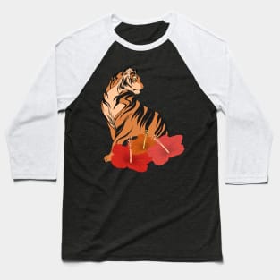 tiger hibiscus Baseball T-Shirt